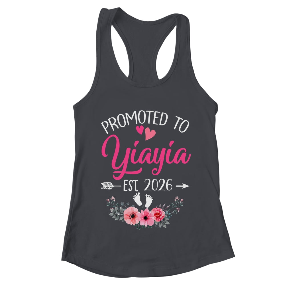 Promoted To Yiayia Est 2026 Mothers Day First Time Shirt & Tank Top | teecentury