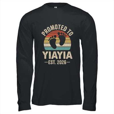 Promoted To Yiayia Est 2026 Mothers Day Vintage Shirt & Hoodie | teecentury