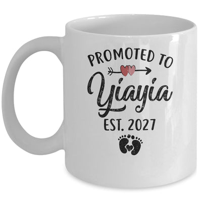 Promoted To Yiayia Est 2027 First Time Mothers Day Mug | teecentury