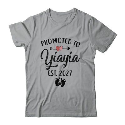 Promoted To Yiayia Est 2027 First Time Mothers Day Shirt & Hoodie | teecentury