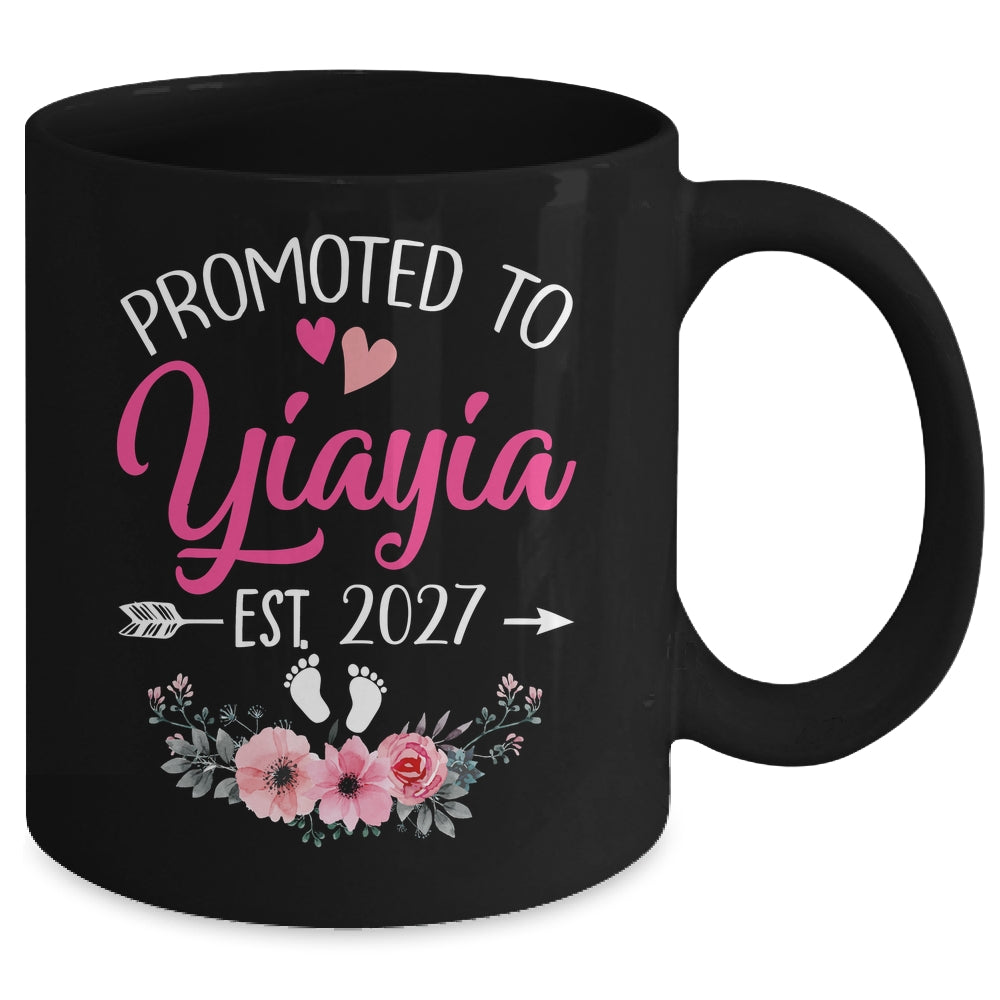 Promoted To Yiayia Est 2027 Mothers Day First Time Mug | teecentury