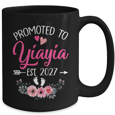 Promoted To Yiayia Est 2027 Mothers Day First Time Mug | teecentury