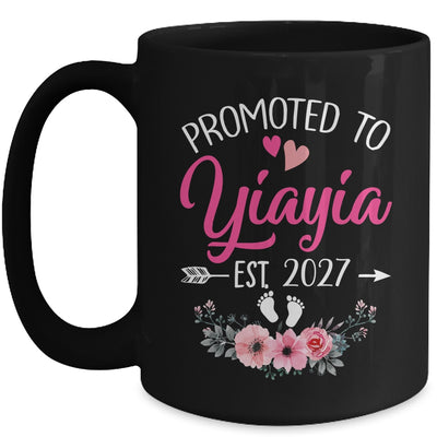 Promoted To Yiayia Est 2027 Mothers Day First Time Mug | teecentury