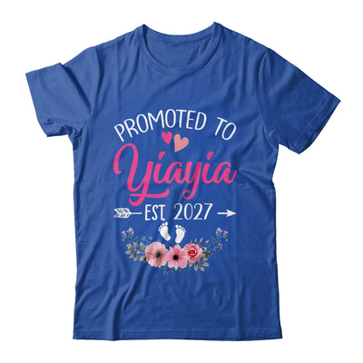 Promoted To Yiayia Est 2027 Mothers Day First Time Shirt & Tank Top | teecentury