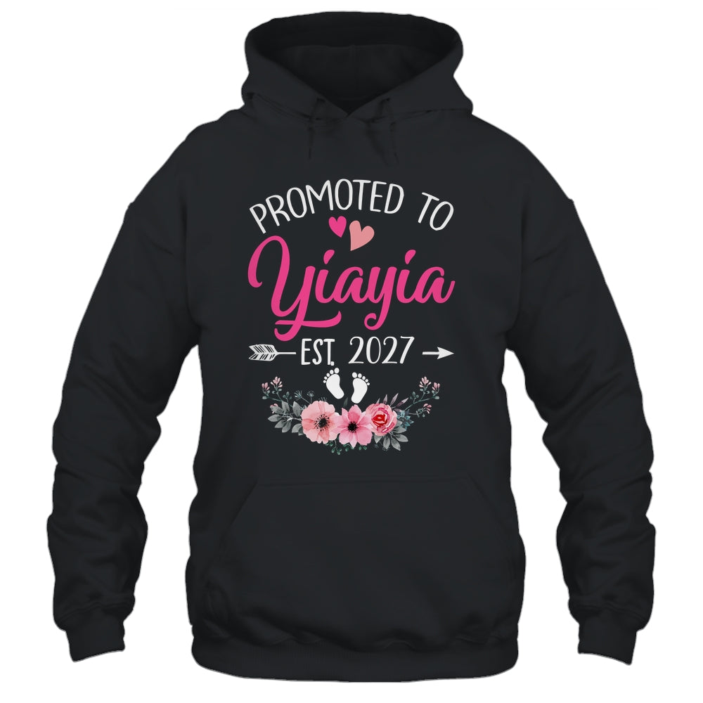 Promoted To Yiayia Est 2027 Mothers Day First Time Shirt & Tank Top | teecentury