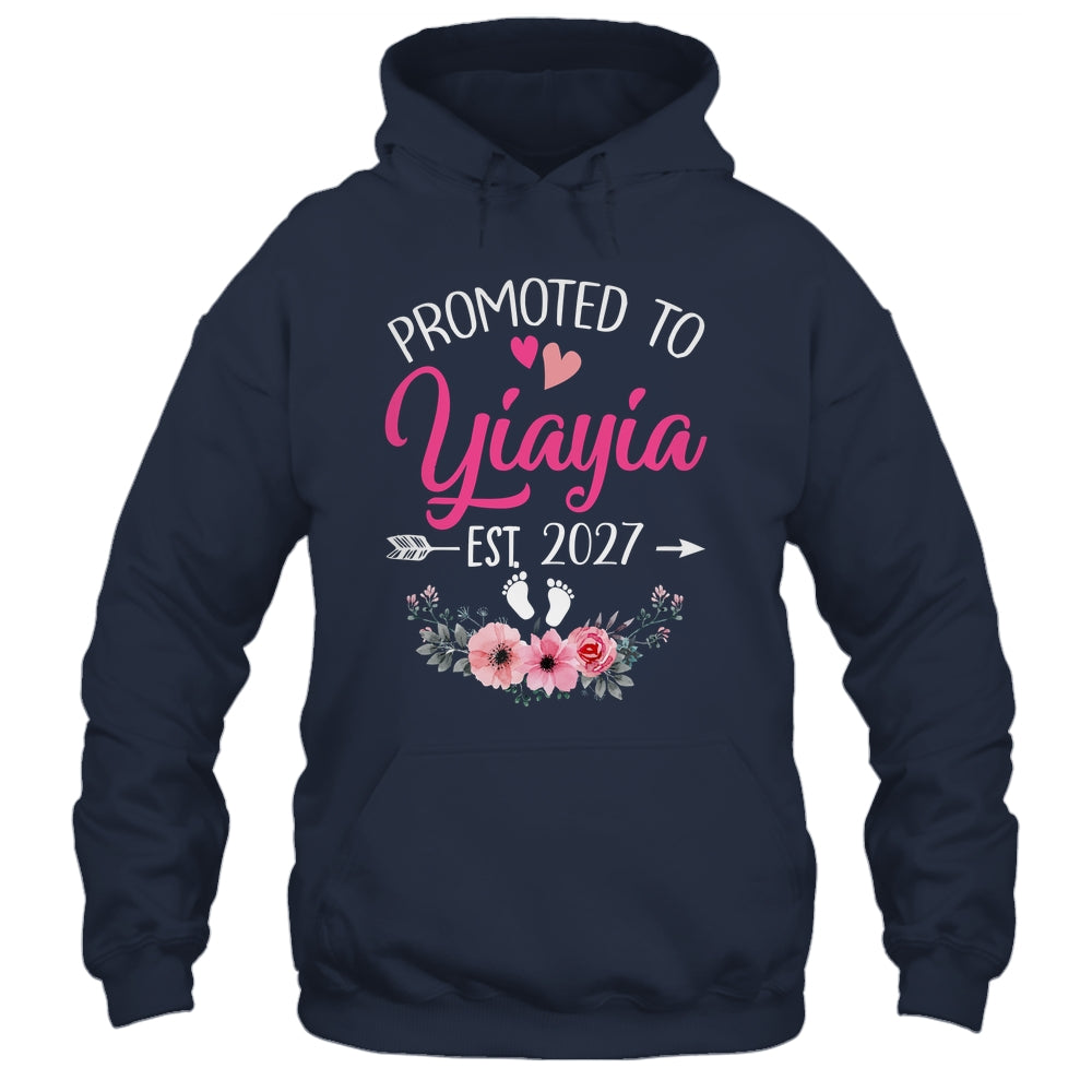 Promoted To Yiayia Est 2027 Mothers Day First Time Shirt & Tank Top | teecentury