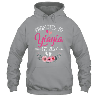 Promoted To Yiayia Est 2027 Mothers Day First Time Shirt & Tank Top | teecentury