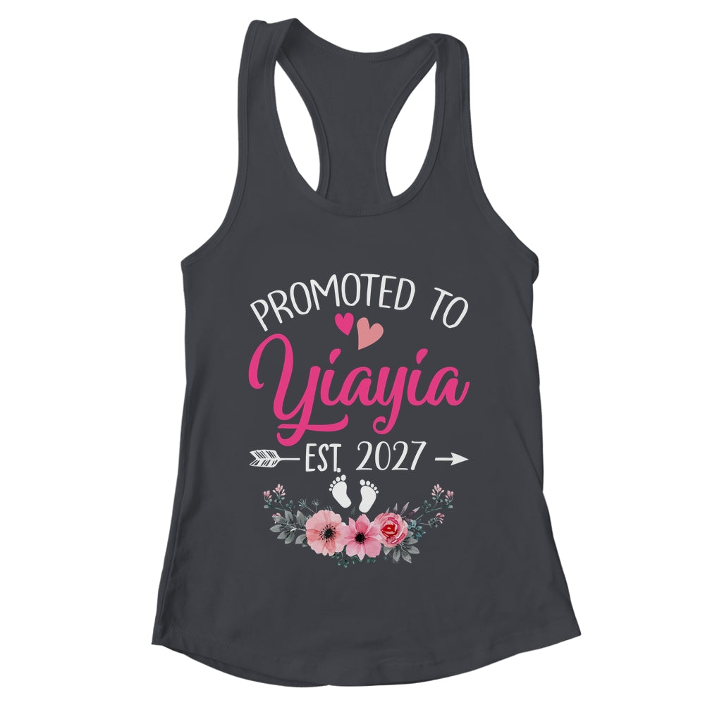 Promoted To Yiayia Est 2027 Mothers Day First Time Shirt & Tank Top | teecentury
