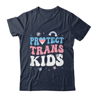 Protect Trans Kids LGBT Pride Support Transgender Groovy Shirt & Tank Top | teecentury
