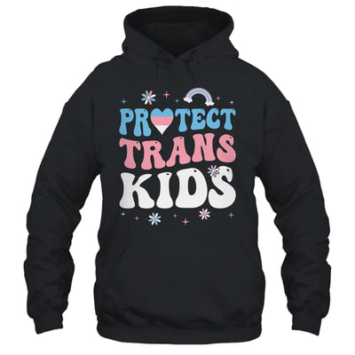 Protect Trans Kids LGBT Pride Support Transgender Groovy Shirt & Tank Top | teecentury