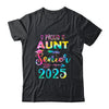Proud Aunt Class Of 2025 Graduate Senior 25 Tie Dye Shirt & Hoodie | teecentury
