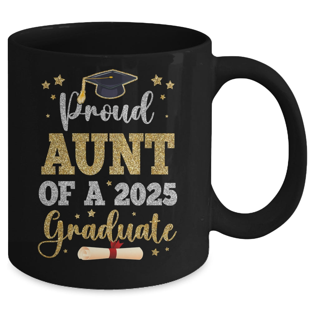 Proud Aunt Of A 2025 Graduate Senior Class Of 2025 Graduation Mug | teecentury