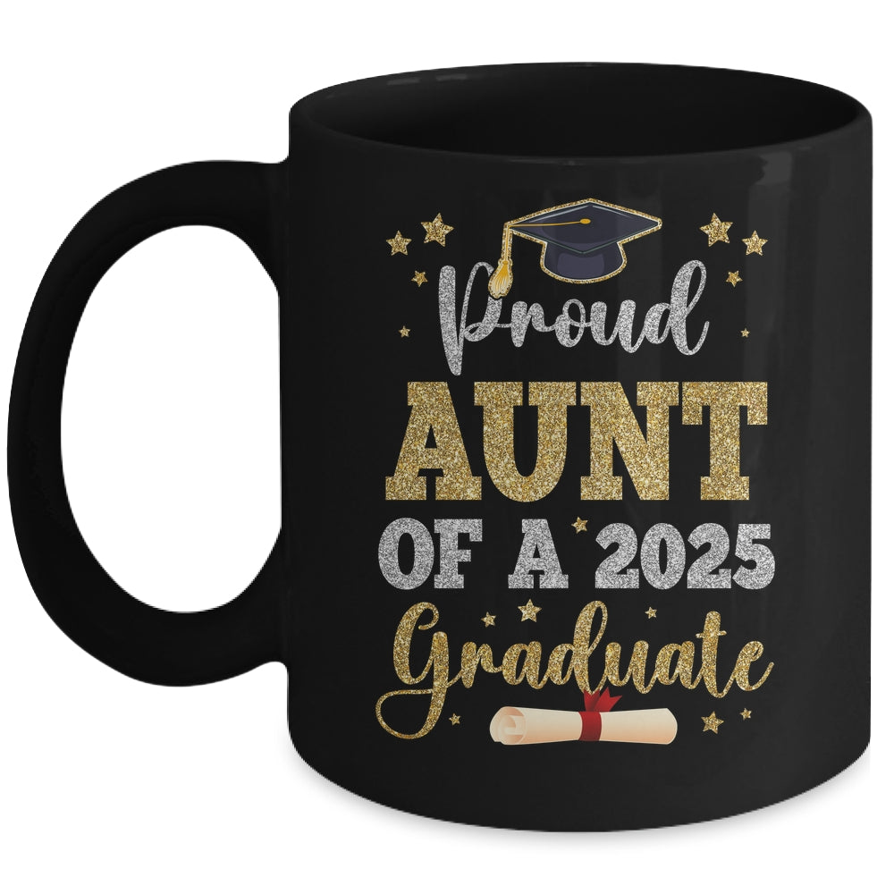 Proud Aunt Of A 2025 Graduate Senior Class Of 2025 Graduation Mug | teecentury