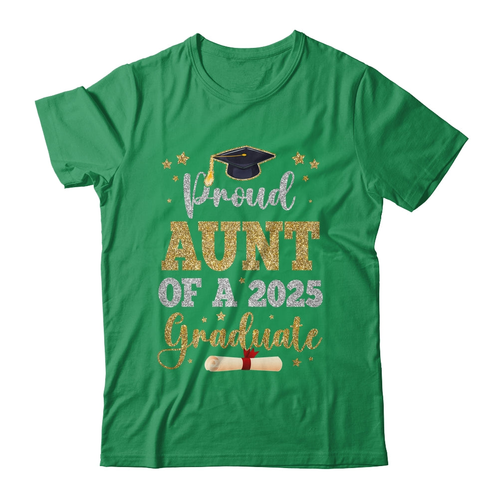 Proud Aunt Of A 2025 Graduate Senior Class Of 2025 Graduation Shirt & Hoodie | teecentury