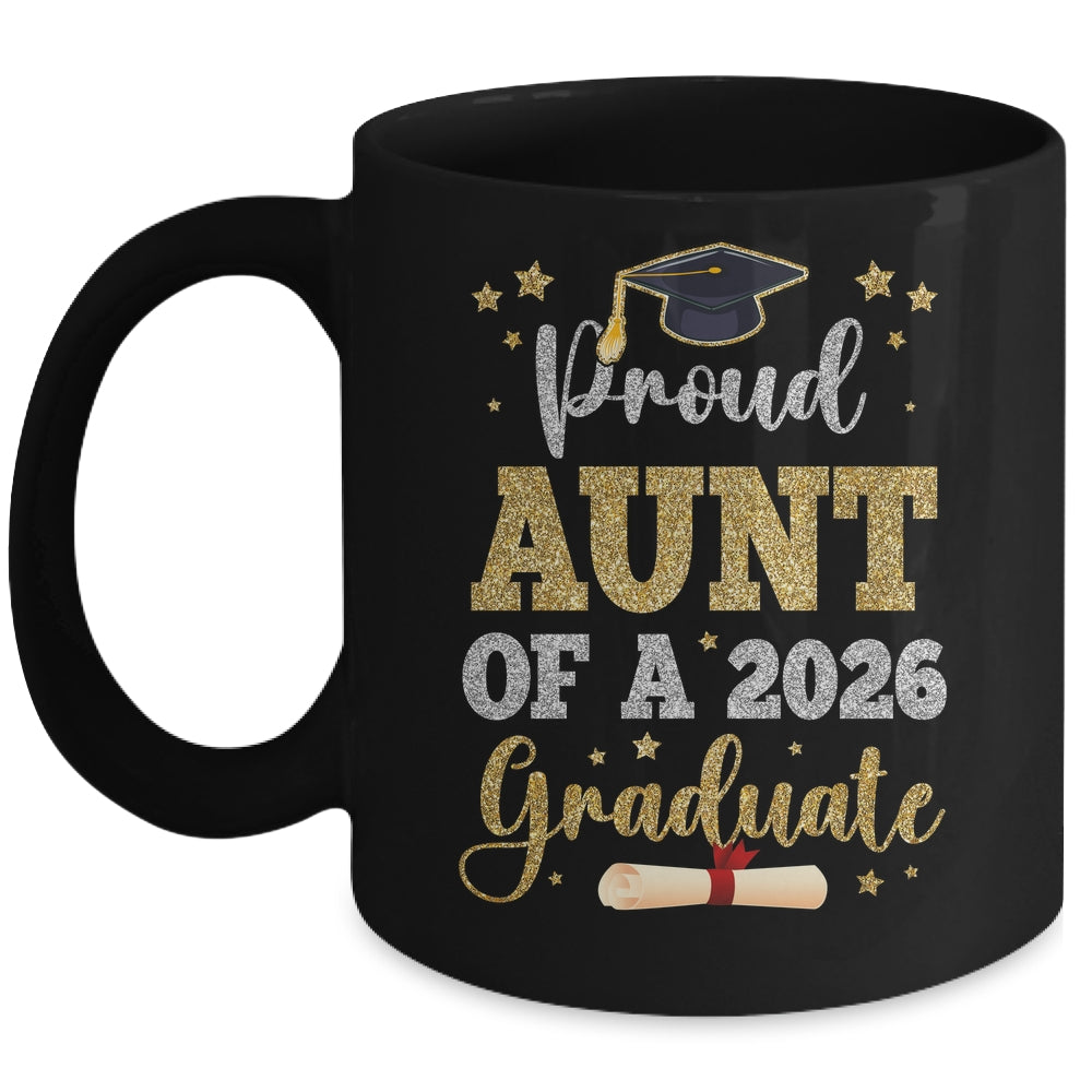 Proud Aunt Of A 2026 Graduate Senior Class Of 2026 Graduation Mug | teecentury