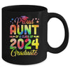 Proud Aunt Of A Class Of 2024 Graduate Senior 24 Tie Dye Mug | teecentury