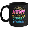 Proud Aunt Of A Class Of 2026 Graduate Senior 26 Tie Dye Mug | teecentury