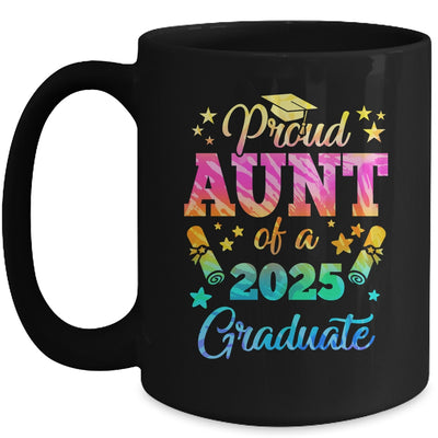 Proud Aunt Of A Class Of 2027 Graduate Senior 26 Tie Dye Mug | teecentury