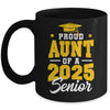 Proud Aunt Of A Senior Class Of 2025 Senior Aunt 2025 Golden Mug | teecentury