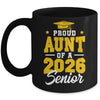 Proud Aunt Of A Senior Class Of 2026 Senior Aunt 2026 Yellow Mug | teecentury