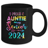 Proud Auntie Class Of 2024 Graduate Senior 24 Tie Dye Mug | teecentury
