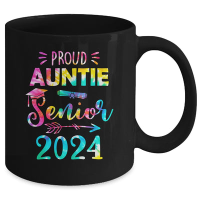 Proud Auntie Class Of 2024 Graduate Senior 24 Tie Dye Mug | teecentury