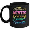 Proud Auntie Of A Class Of 2026 Graduate Senior 26 Tie Dye Mug | teecentury