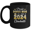 Proud Bonus Mom Of A Class Of 2024 Graduate Senior Graduation Mug | teecentury