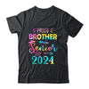 Proud Brother Class Of 2024 Graduate Senior 24 Tie Dye Shirt & Hoodie | teecentury