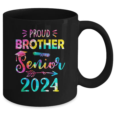 Proud Brother Class Of 2024 Graduate Senior 24 Tie Dye Mug | teecentury