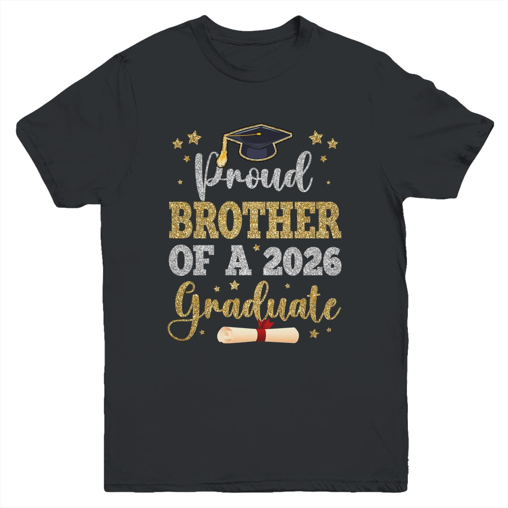 Proud Brother Of A 2026 Graduate Senior Class Of 2026 Graduation Youth Shirt | teecentury