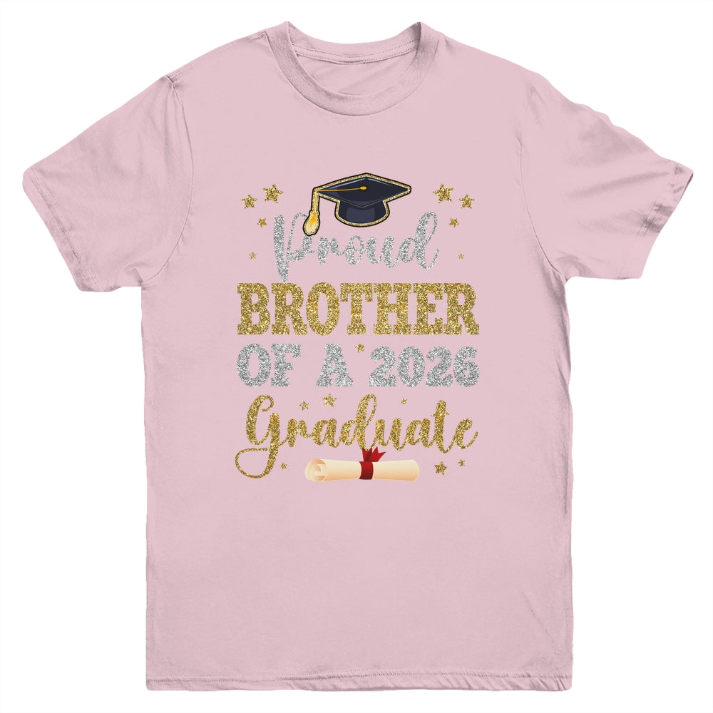 Proud Brother Of A 2026 Graduate Senior Class Of 2026 Graduation Youth Shirt | teecentury