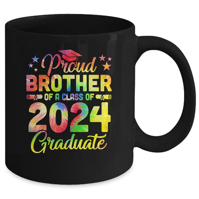 Proud Brother Of A Class Of 2024 Graduate Senior 24 Tie Dye Mug | teecentury