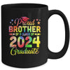 Proud Brother Of A Class Of 2024 Graduate Senior 24 Tie Dye Mug | teecentury