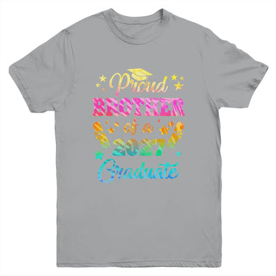 Proud Brother Of A Class Of 2027 Graduate Senior 26 Tie Dye Youth Shirt | teecentury