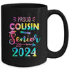 Proud Cousin Class Of 2024 Graduate Senior 24 Tie Dye Mug | teecentury