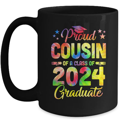 Proud Cousin Of A Class Of 2024 Graduate Senior 24 Tie Dye Mug | teecentury