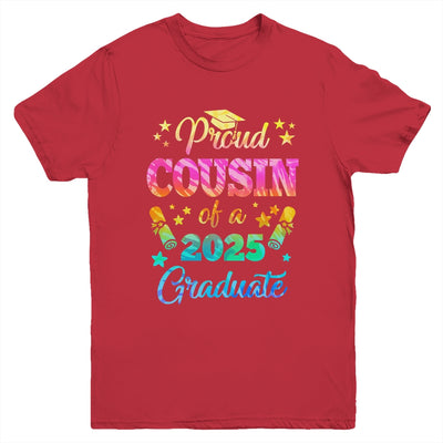 Proud Cousin Of A Class Of 2027 Graduate Senior 26 Tie Dye Youth Shirt | teecentury