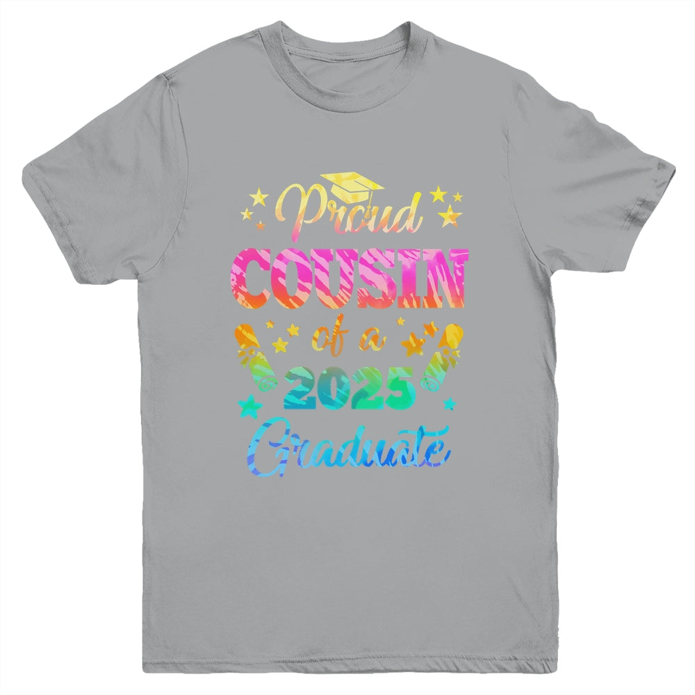 Proud Cousin Of A Class Of 2027 Graduate Senior 26 Tie Dye Youth Shirt | teecentury
