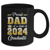 Proud Dad Of A Class Of 2024 Graduate Senior Graduation Mug | teecentury