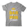 Proud Dad Of A Senior Class Of 2025 Senior Mom 2025 Golden Shirt & Hoodie | teecentury