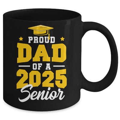 Proud Dad Of A Senior Class Of 2025 Senior Mom 2025 Golden Mug | teecentury