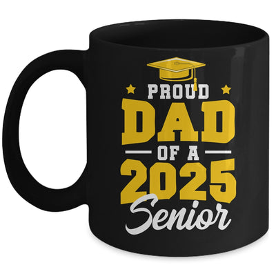 Proud Dad Of A Senior Class Of 2025 Senior Mom 2025 Golden Mug | teecentury