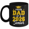 Proud Dad Of A Senior Class Of 2026 Senior Mom 2026 Yellow Mug | teecentury