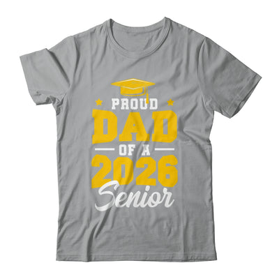 Proud Dad Of A Senior Class Of 2026 Senior Mom 2026 Yellow Shirt & Hoodie | teecentury
