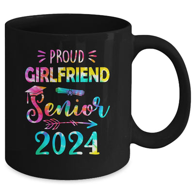 Proud Girlfriend Class Of 2024 Graduate Senior 24 Tie Dye Mug | teecentury