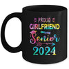 Proud Girlfriend Class Of 2024 Graduate Senior 24 Tie Dye Mug | teecentury