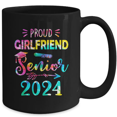 Proud Girlfriend Class Of 2024 Graduate Senior 24 Tie Dye Mug | teecentury