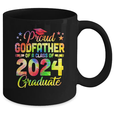 Proud Godfather Of A Class Of 2024 Graduate Senior 24 Tie Dye Mug | teecentury