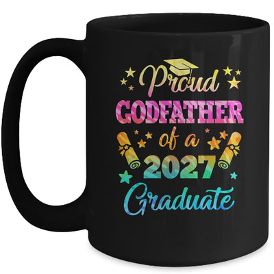 Proud Godfather Of A Class Of 2027 Graduate Senior 26 Tie Dye Mug | teecentury